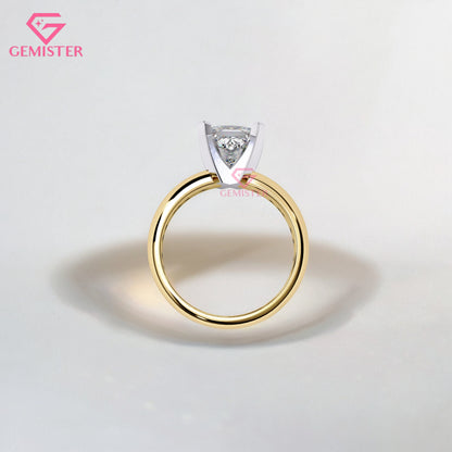 1.72 CT Princess Cut Lab Grown Diamond Solitaire Engagement Ring – Modern Classic Bridal Jewelry