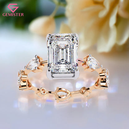 1.52 CT Oval Cut Lab Grown Diamond Bezel Set Engagement Ring in Two-Tone Gold, Modern Solitaire Ring