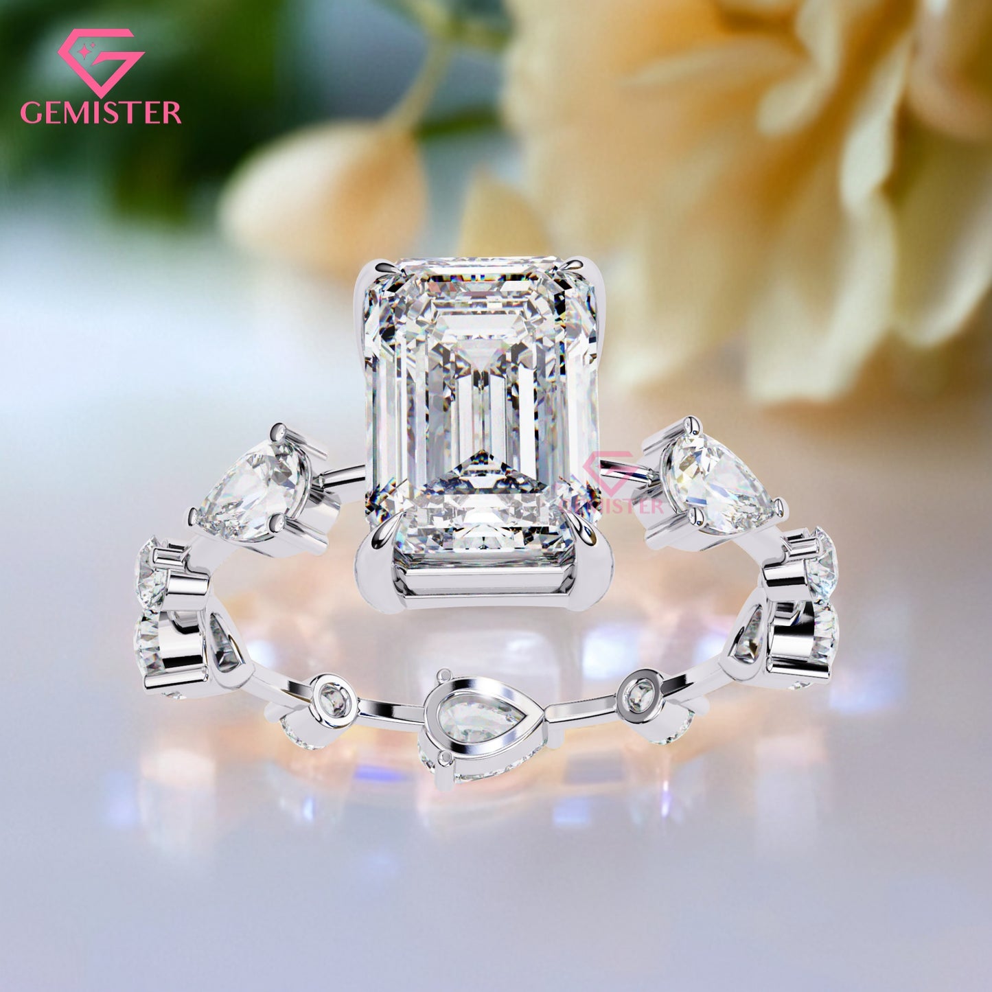 1.52 CT Oval Cut Lab Grown Diamond Bezel Set Engagement Ring in Two-Tone Gold, Modern Solitaire Ring