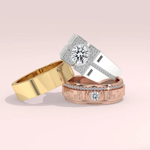 Lab Grown Diamond Men's Rings