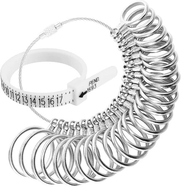 Ring sizer illustration